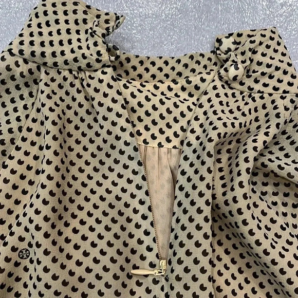 [2]Tory Burch Colette Silk LS Dress - Picture 9 of 10